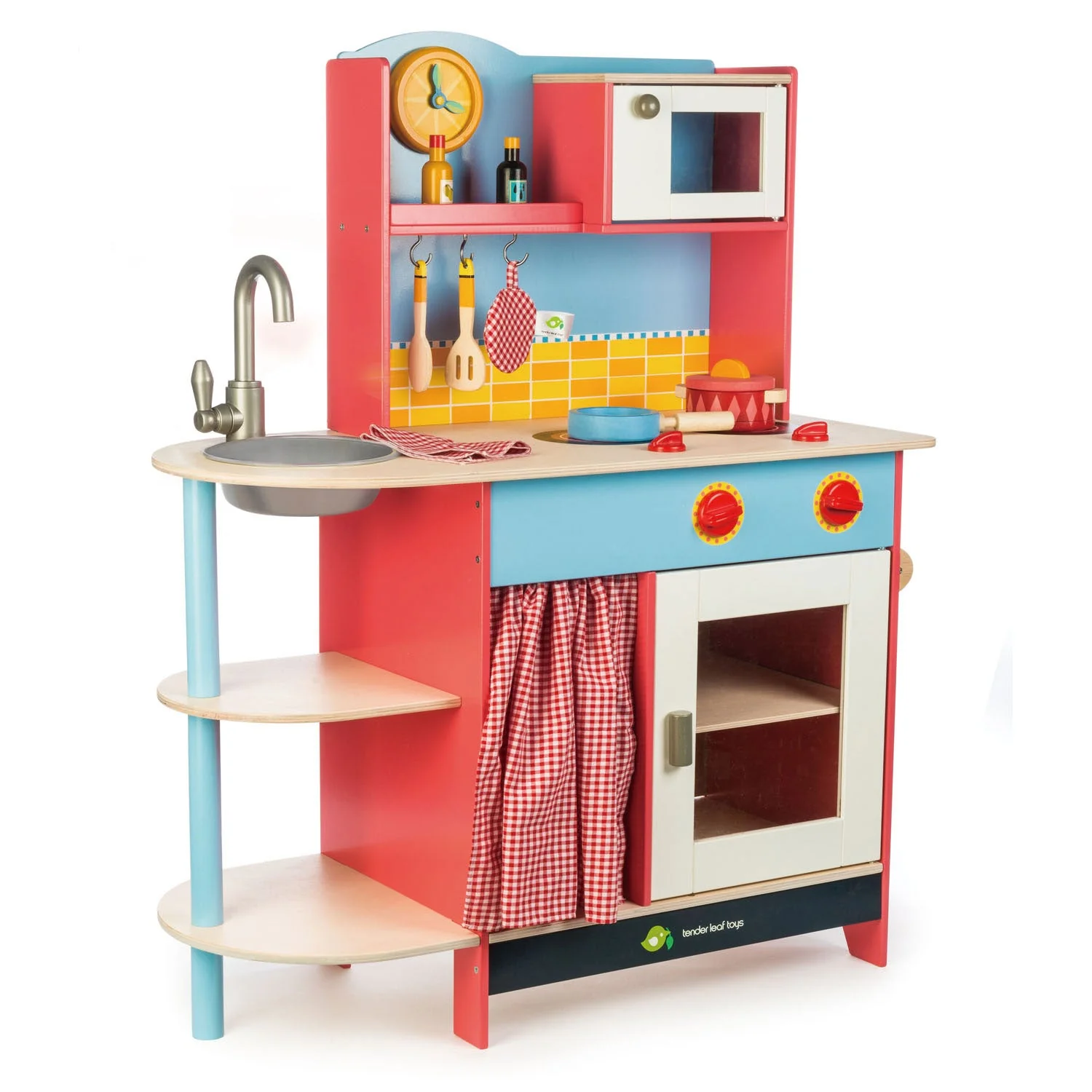 Grand Wooden Play Kitchen - Image 3