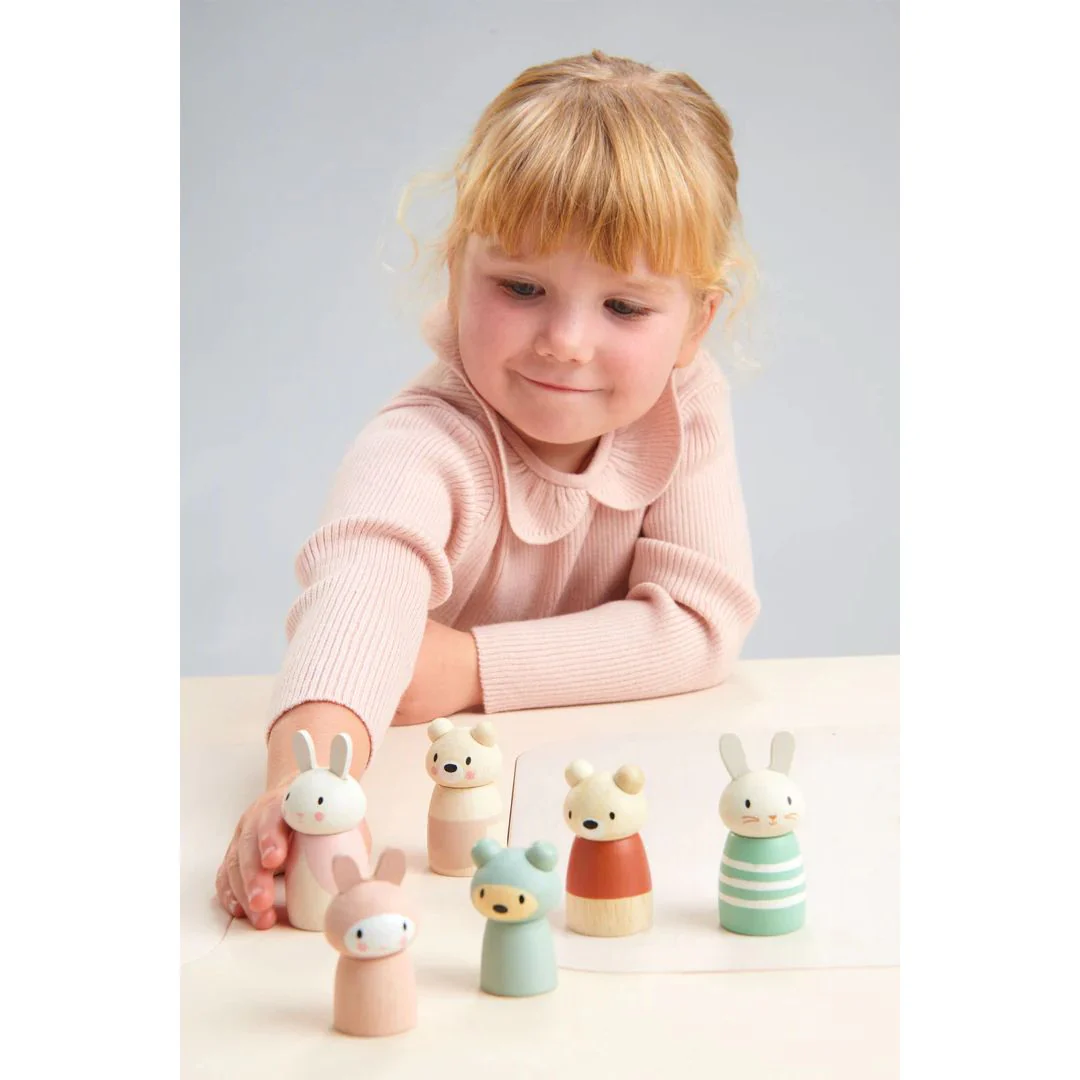 Bunny Tales Wooden Doll Set - Image 3