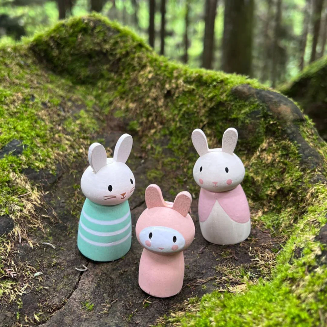 Bunny Tales Wooden Doll Set - Image 4