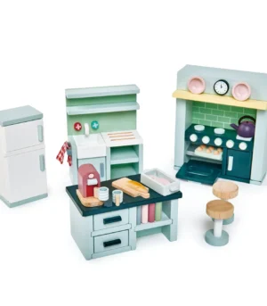 Dovetail Wooden Dollhouse Kitchen Set