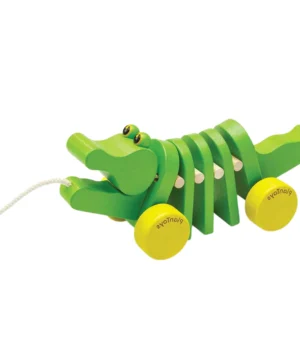 Dancing Alligator Wooden Pull Toy