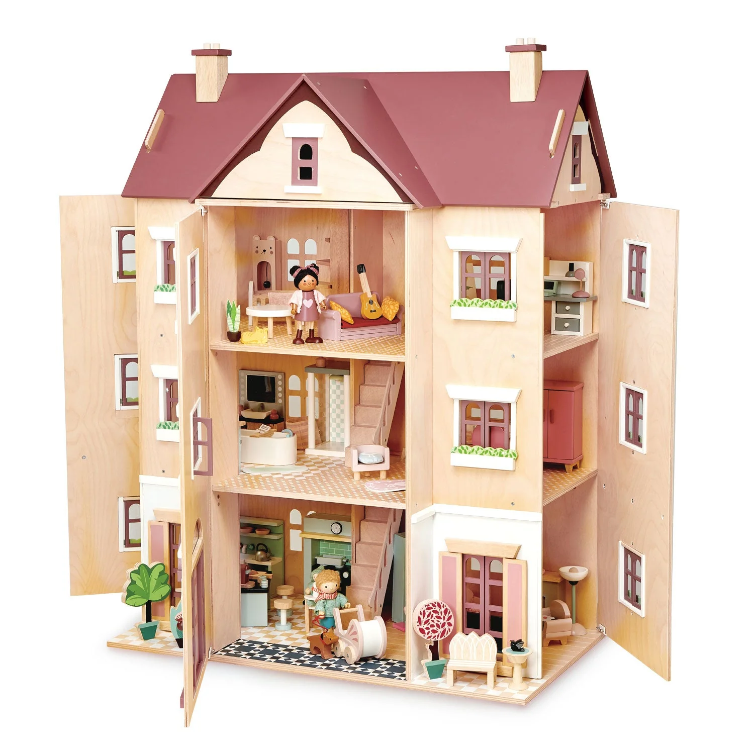 Fantail Hall Wooden Dollhouse - Image 2