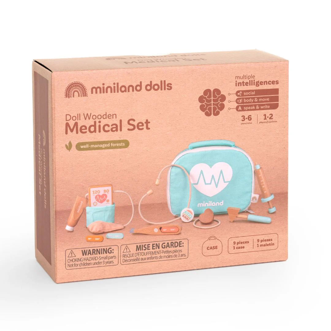 Doll-Sized Wooden Doctor Set - Image 7