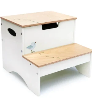 Forest Wooden Steps with Storage