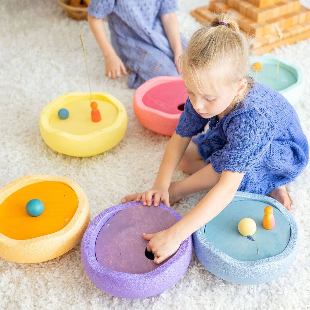 Grimm's x Stapelstein Rolling Discs - Pastel - Image 6