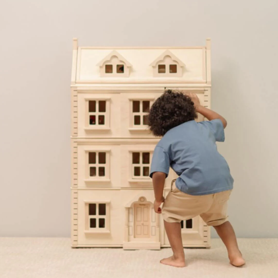 Grand Victorian Wooden Dollhouse - Image 4