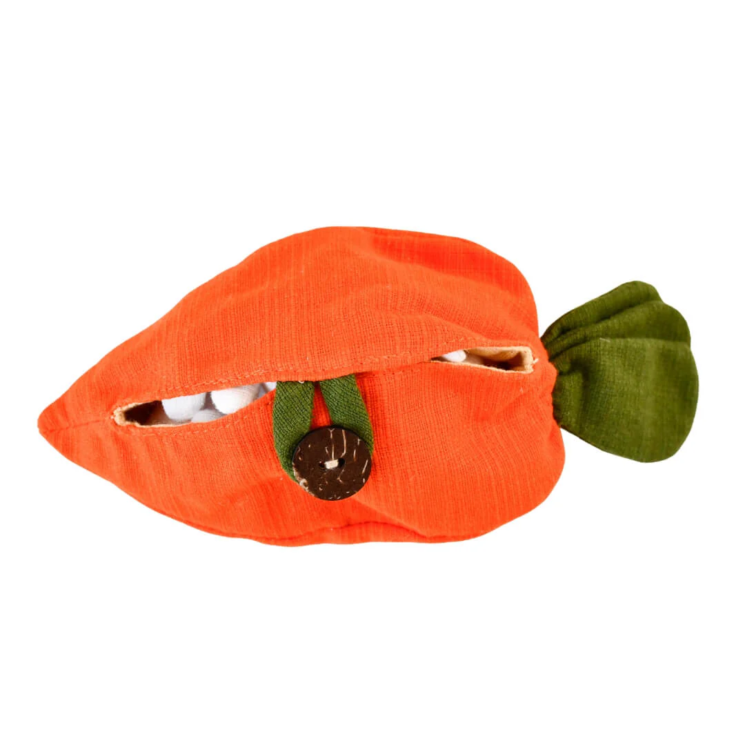 Hide-and-Seek Bunnies in Carrot Pouch - Image 2