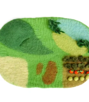Felted Farm Play Mat