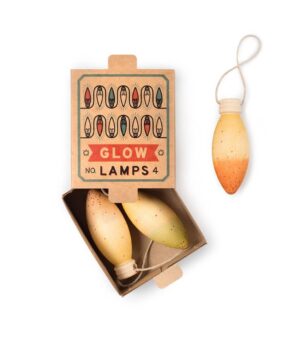 Glow Lamps Wooden Ornament Set
