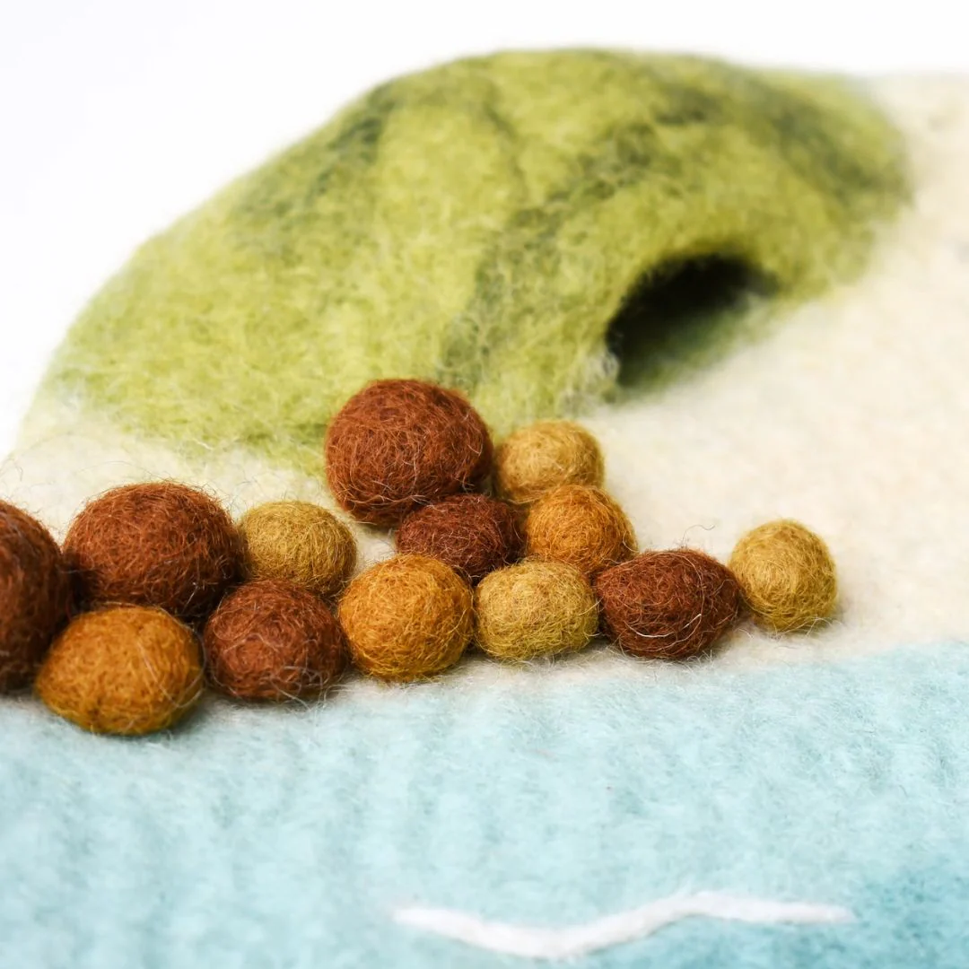 Felted Ocean and Shoreline Play Mat - Image 4