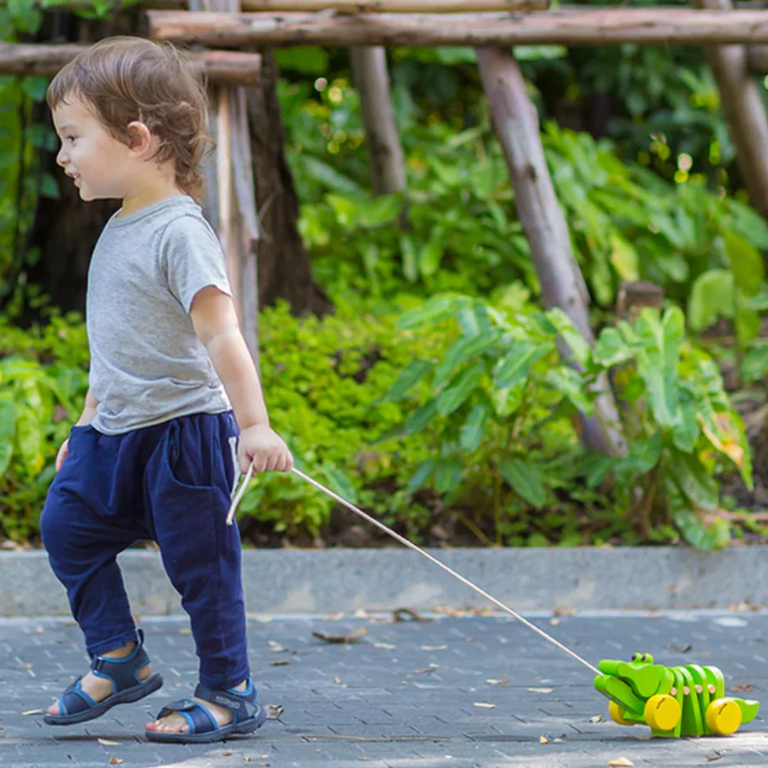 Dancing Alligator Wooden Pull Toy - Image 4