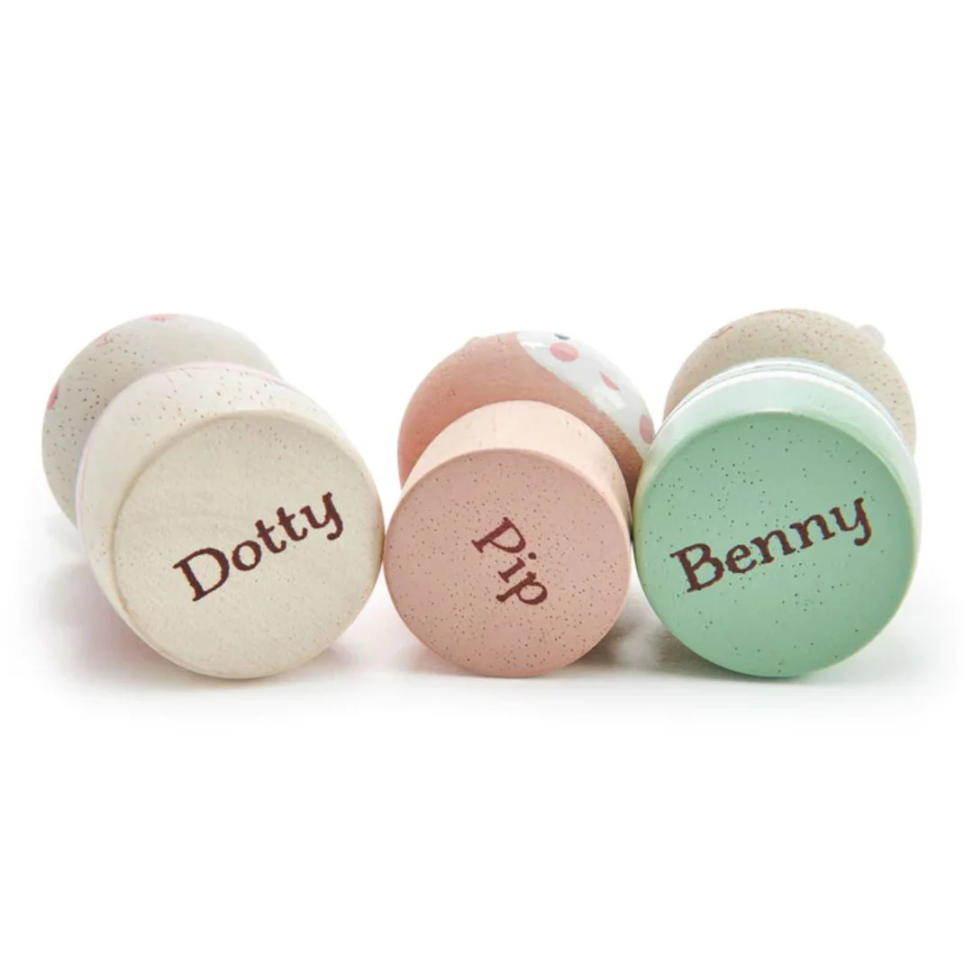 Bunny Tales Wooden Doll Set - Image 2